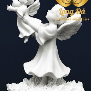 Tượng thiên thần - Đá Mỹ Nghệ Long Đá - Công Ty TNHH Điêu Khắc Đá Mỹ Nghệ Long Đá